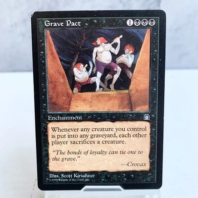 MTG Grave Pact Exodus Black Enchantment Magic the Gathering merchandise - Image 1 of 4