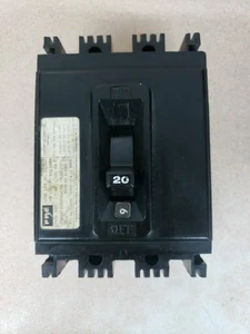 1) FEDERAL PACIFIC NEF320 / NEF320 3P 20 Amp Circuit Breaker See pics - Picture 1 of 4
