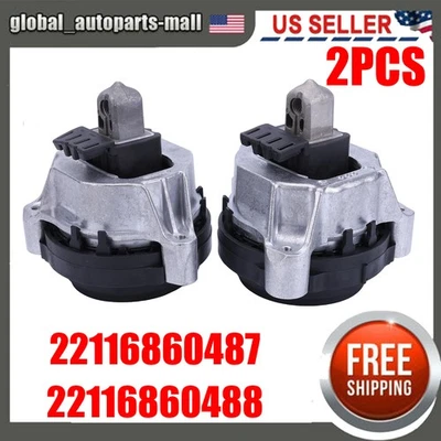 2Pcs Engine Motor Mount Left & Right For BMW 530i 530i xDrive 2.0L 2017-2019 - Image 1 of 4