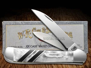 Case xx Vault Copperhead White Pearl & Black Pearl Corelon Pocket Knife - Picture 1 of 4