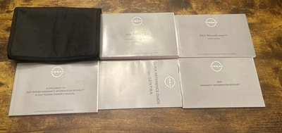 Nissan Sentra 21 2021 manual del propietario con navegación y estuche de lona OEM *completo* Foto 1 de 4