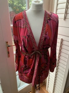 Ladies Joseph Pink Top Size Large - Picture 1 of 6