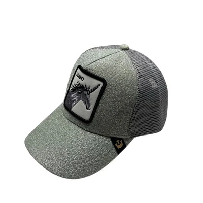 Goorin Bros The Farm LEGEND Unicorn Glittery Trucker Hat SnapBack New - Image 1 of 4