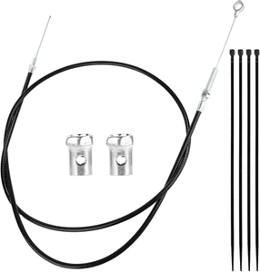 71 Inch Go Kart Throttle Cable Kit, Universal Go Cart Brake Cable with Cable End - Picture 1 of 12