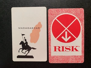 RISK 1968 MADAGASCAR TERRITORY Card CONTINENTAL GAME REPLACEMENT Parker Brothers - Picture 1 of 3