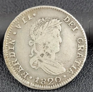 Mexico - 2 Reales - 1820 - Ag. 0.903 - KM# 93 - Picture 1 of 2