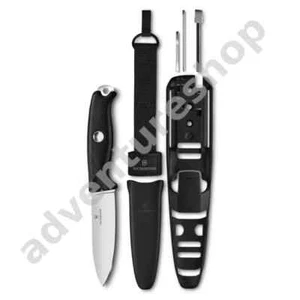 Victorinox Venture Pro Black Full Tang Outdoor Knife with carrying system - Picture 1 of 17