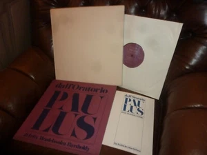 Mendelssohn dall' Oratorio PAULUS, Italy, PR Box Set 12" Rec 1968 Papst Paul - Imagen 1 de 4
