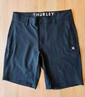 Hurley Men's BLACK Shorts, All Day Hybrid Short, Quick Dry, 1" Inseam NWOT