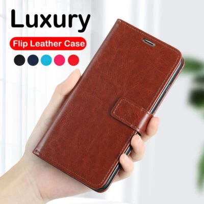 Magnetic Flip Leather Wallet Case Cover For Xiaomi Redmi Note 14 Pro+ 13 12 Pro+ - Image 1 of 4