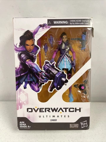 Overwatch Ultimates Sombra Action Figure New In Open Damaged Box Cover