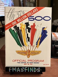 P3 1973 GORDON JOHNCOCK Official INDIANAPOLIS 500 Race Program INDY - Picture 1 of 1