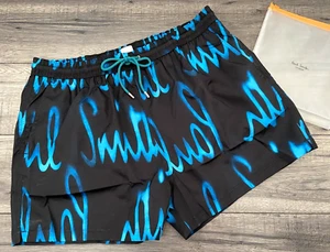 PAUL SMITH SPRAY LOGO SWIM SHORTS SIZE XL 34"-36" RETAIL £110 BNWT - Picture 1 of 11