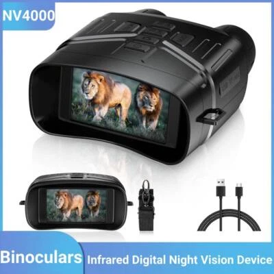 NV4000 4K Night Vision Binocular HD Full Video Infrared Night Vision Telescope - Image 1 of 4