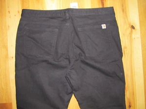 Carhartt WB041 Original Fit Black Stretch Pant Jeans NEW Women's 18 x 32  (11-J) - Picture 1 of 5