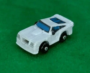 Micro Machines White Mini Ultrasmall Ford Mustang Cobra Race Stock Car - Picture 1 of 11