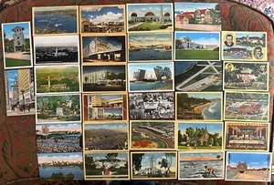 Vintage Early 1940s Postcards from California (Lot of 31) - Picture 1 of 4