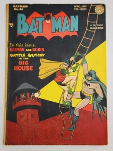 BATMAN #46 Joker story 1948 Golden Age DC Comics Win Mortimer VG - Picture 1 of 18