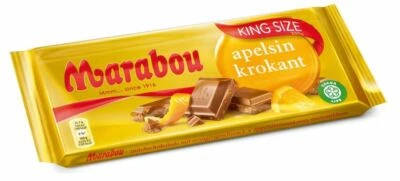 10x MARABOU APELSIN KROKANT CHOKLAD 220g - Schokolade - Vollmilchschokolade - Bild 1 von 3