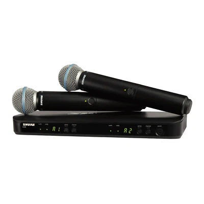 Shure BLX288-B58 Wireless Handheld Microphone System with J11 Band - Image 1 of 4