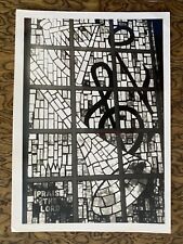 Chapel Window 2nd Armored Division Ft Hood Texas 5 X 7 Photo Black/White 1969