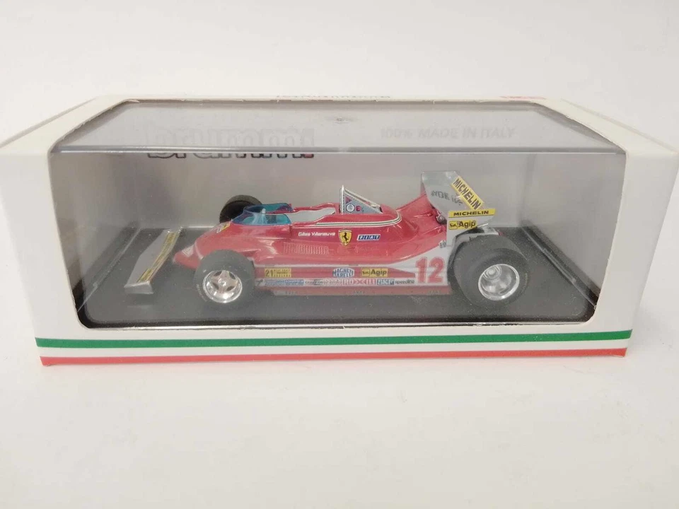 Brumm Ferrari 312 T4 Gilles Villeneuve practice GP USA Ovest 1979 1/43 R578B - Immagine 1 di 2