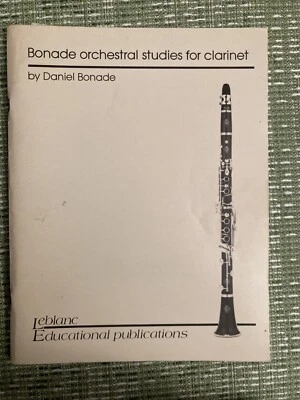Bonade Orchestral Studies for Clarinet - Clarinet Orchestral Excerpts - Image 1 of 3
