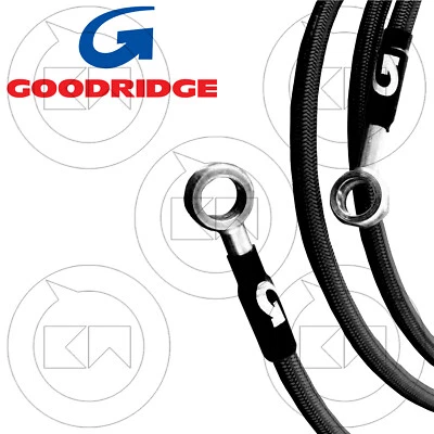 GOODRIDGE KIT TUBI FRENO IN TRECCIA ACCIAIO CARBONIO YAMAHA YZF 1000 R1 2006 - Изображение 1 из 2
