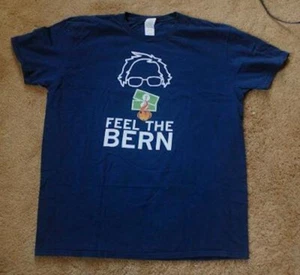 BERNIE SANDERS Feel The Bern 2016 president primary t shirt size XL - Picture 1 of 1