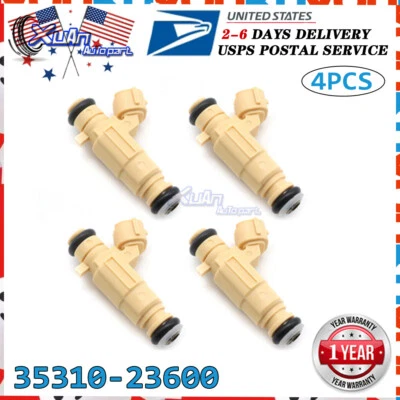Conjunto de 4 injetores de combustível para Hyundai Elantra 2.0L 2001-2008 9260930013 35310-23800 - Imagem 1 de 4