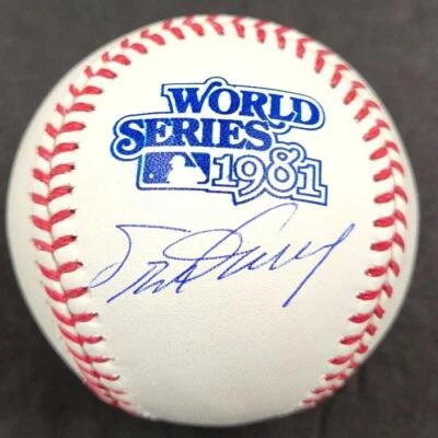 Steve Garvey signed 1981 World Series MLB Baseball autograph ~ BAS Witness Holo - Image 1 of 2