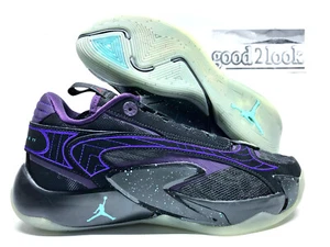 NIKE JORDAN LUKA 2 (GS) SPACE HUNTER GLOW IN THE DARK 6Y/WOMEN 7.5 [DZ3498-001] - Picture 1 of 6