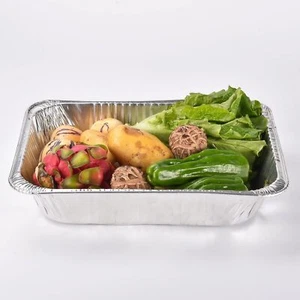 200 x No.6 Aluminium foil food containers+lids perfect for home and takeaway use - Picture 1 of 13
