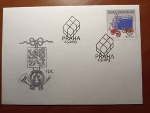 FDC Europa 2013 - Postal Means of Transportation Czech Republic, Prague - Picture 1 of 2