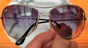 Gafas de sol vintage Ray-Ban 'RB 3293 ' metal aviador plateadas y grises RARAS AÑOS 90' - Imagen 1 de 16