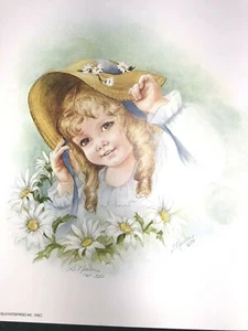 Susan Neelon ""Sunday Bonnet"" Litografía Impresión Artística Firmada Numerada 161/350 - Imagen 1 de 4