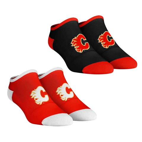 Women's Rock Em Socks Calgary Flames Core Team 2-Pack Low Cut Ankle Sock Set Cover
