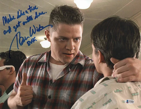 TOM WILSON SIGNED AUTOGRAPH 11X14 BACK TO THE FUTURE BECKETT BAS COA 14 BIFF Cover