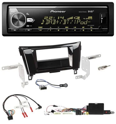 Pioneer Bluetooth USB DAB Lenkrad Autoradio für Nissan Qashqai 19-21 X-Trail Kam - Bild 1 von 4