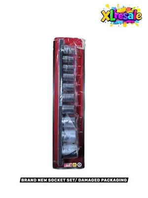 Husky 3/8 in. Drive Standard SAE Socket Set (10-Piece) 630455 With Storage Rail - Image 1 of 4