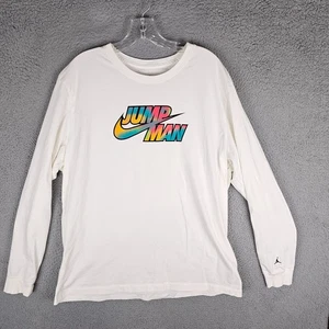 Nike Air Jordan T-Shirt Herren 2XL weiß Jumpman Flight Rundhals DQ7364-133 - Bild 1 von 11