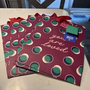 Bolsa de regalo Tabitha marrón tamaño mediano, te encantan 6 bolsas por paquete - Imagen 1 de 4