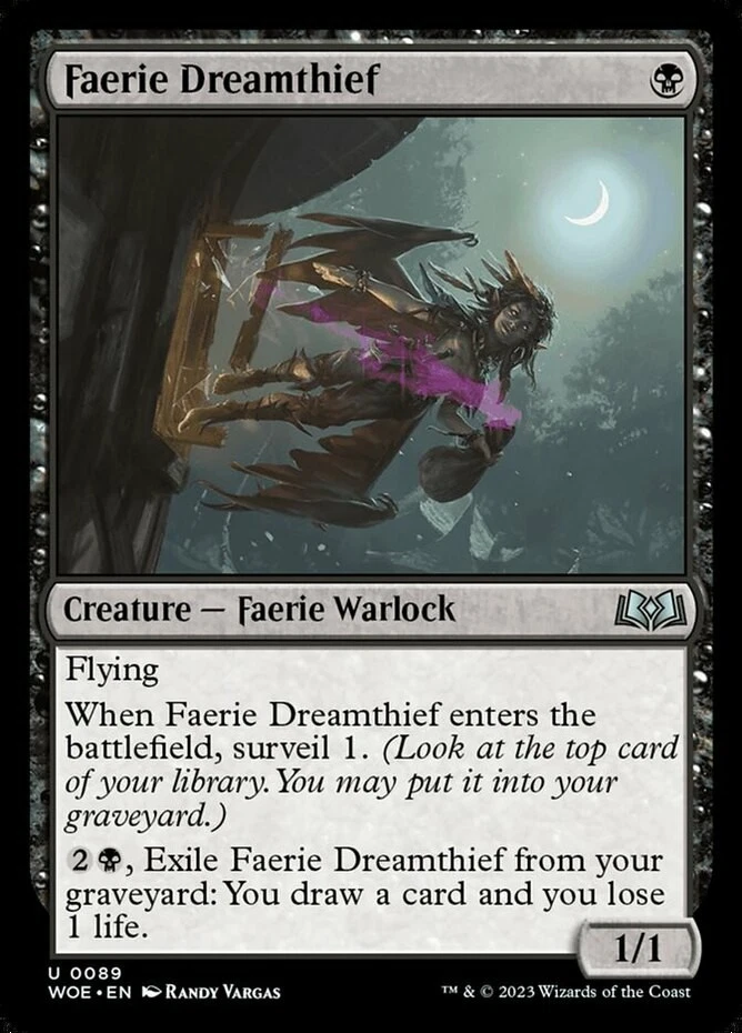 x1 Faerie Dreamthief - Wilds of Eldraine - NM - MTG - Image 1 of 1