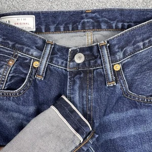 Gap Original Selvedge Jeans Mens 30x30 Dark Wash Denim Blue Navy 1969 Japanese - Picture 1 of 15