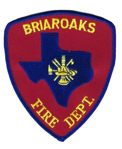 Briaroaks (Johnson County) TX Texas Fire Dept. patch - NEW! - Picture 1 of 1