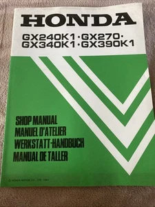 Honda Werkstatthandbuch GX240K1 . GX270 . GX340K1 . GX390K1 - Bild 1 von 5