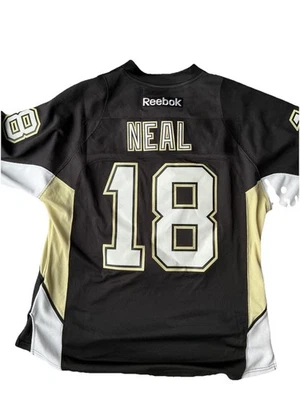 Camiseta deportiva de hockey James Neal Reebok para hombre Pittsburgh Penguins talla grande Foto 1 de 2