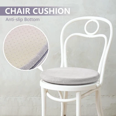 Round Memory Foam Chair Cushion Circle Bar Stool Pad Detachable Chair Seat Cushi - Image 1 of 4