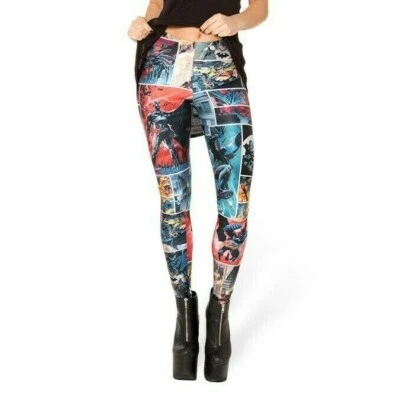 DC Comic Batman Tira Cómica Yoga Pantalones OSFM Leggings 1ª CALIDAD!! Foto 1 de 3
