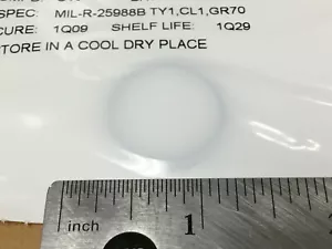 (5 PC) PRECIX M25988/1-019 O-RING NSN# 5331-00-480-1846 - Foto 1 di 2